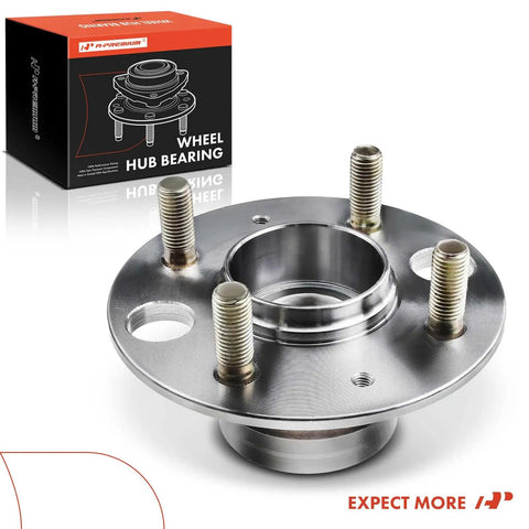 Rear Wheel Bearing And Hub Assembly 4-Lug For Honda Civic 1992-2000, Civic Del Sol 1993-1997, Acura Integra 1994-1997