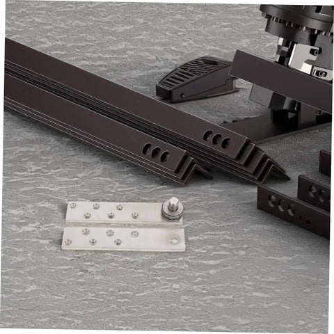 360 Degree Heavy Duty Stainless Steel Invisible Pivot Hinge for Secret Doors and Hidden Bookcases With Sleek Low Profile Design Concealed Rotation Hardware for Smooth Operation in Concealed Spaces by DOITOOL.