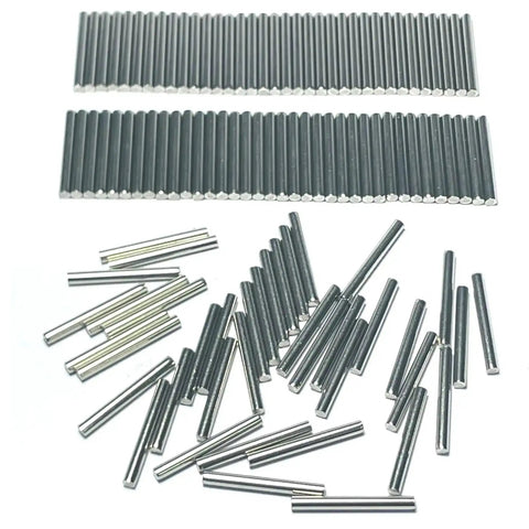 100 Pack 2mm By 20mm Dowel Pins Metal Dowel Pins M2 For Wood Furniture Shelves 304 Stainless Steel Shelf Pegs