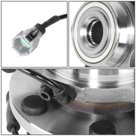 Beefed-Up Front Wheel Bearing Hub Assembly With Speed Sensor For Nissan Frontier 2005-2019 NP300 2009-2015 Pathfinder