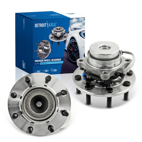 2WD Front Wheel Bearing Hubs For 2003 Through 2017 Chevy Express 3500 4500 Vans Wheel Hub Bearing Assembly Replacement