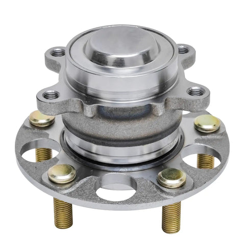 Front view of Pair Rear Wheel Bearing Hubs For 2013-2018 Acura ILX And 2013-2015 Honda Civic 2 Wheel Hub Bearings Assembly Replacement