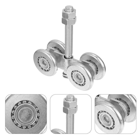 Heavy Duty Sliding Door Pulley Track Roller For Industrial Gates And Doors 200 Kg Load Capacity Steel Hanging Wheel