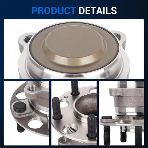 Rear Wheel Hub And Bearing Assembly Replacement For Honda Accord 2014 2015 2016 2017 2018 2019 2020 5-Lug With ABS 512516