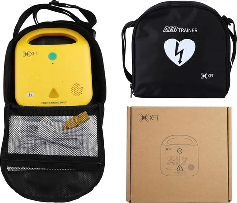 AED Trainer And Defibrillator Training Device With Multilingual Prompts In English Italian French Spanish Five Realistic Scenarios