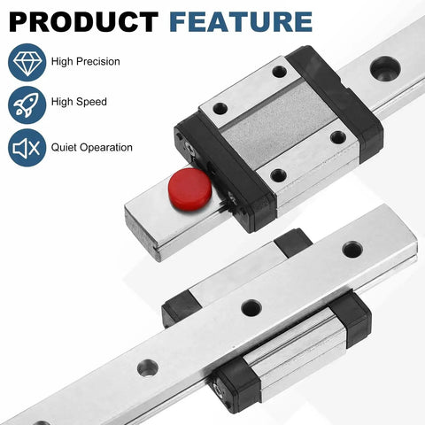 MGN12 150mm Linear Sliding Rail Guide Kit With MGN12C Carriage Block And Mini Guide for CNC precision movement