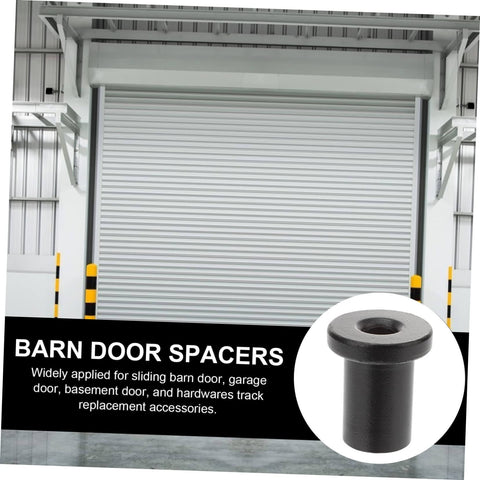 Five Piece Barn Door Track Spacers Set For Sliding Hardware Durable Replacement Connectors with door and spacer inset