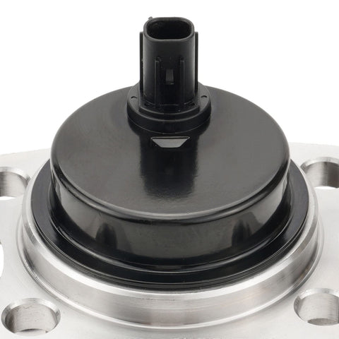 Close-up of Beefy Rear Wheel Hub Bearing Assembly 512370 Compatible With 2007 2014 Toyota Yaris, 2012 2019 Prius C, And 2013 Scion iQ, 4 Lug