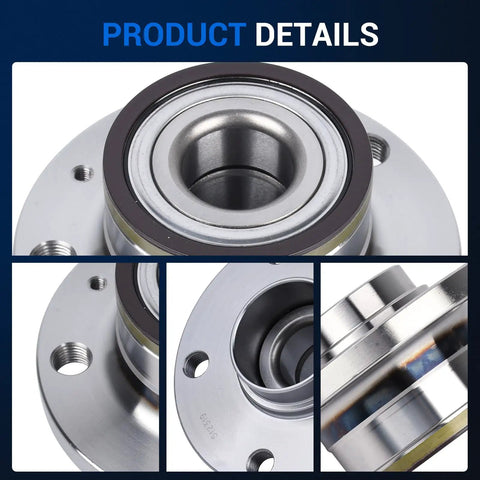 FWD Wheel Hub And Bearing Assembly For VW Beetle Jetta Passat CC Eos With ABS Direct Fit Replacement