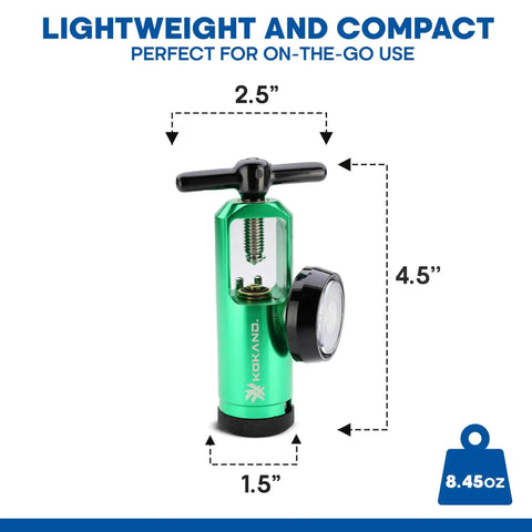 Precision oxygen regulator for 0-15 LPM with a clear gauge and CGA-870 compatibility delivers safe, steady home oxygen flow.