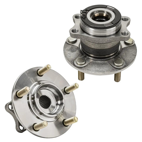 Drop In AWD Front And Rear Wheel Bearing And Hub Assembly For 2008 2015 Mitsubishi Lancer 5 Lug, OE Style Replacement close-up
