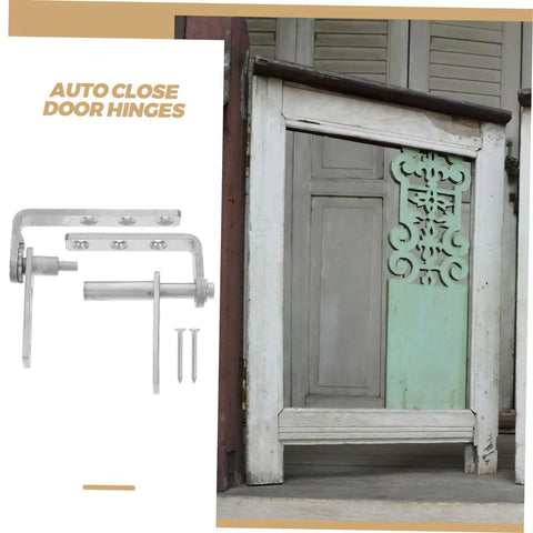 Heavy Duty Stainless Steel Pivot Hinge Set For Saloon Doors with Auto Close Function Concealed Design For Hidden Bookcase Doors
