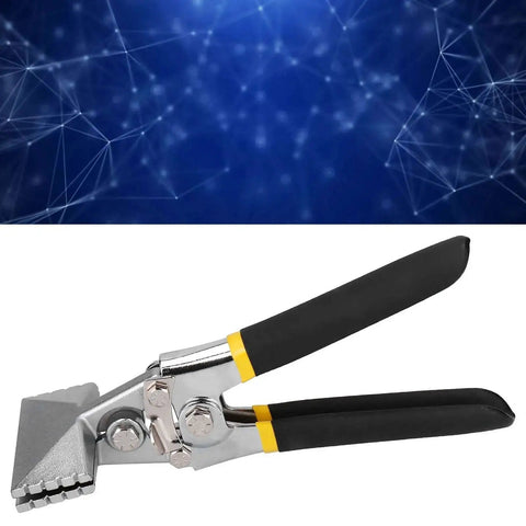 Heavy Duty Hand Seamer Pliers With 80mm Jaw Width And Steel Construction For Precise Metal Forming, Parallel Jaw Design