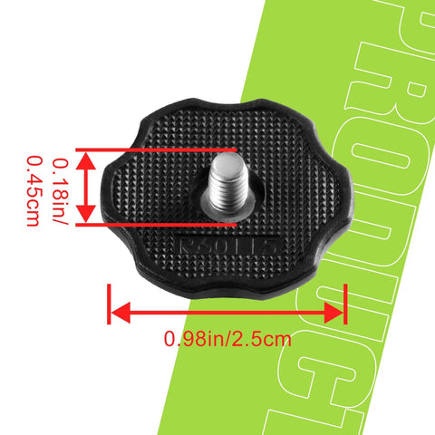 Black Chin Strap Thumb Screws Compatible With SpeedFlex Youth Football Helmets 0.98x0.18 in durable hardware close-up