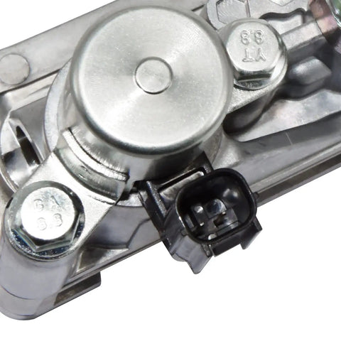 Close-up of VVT Solenoid Front Spool Valve Assembly 15810-R70-A04 for Accord Crosstour Odyssey Pilot 2008-2017 3.5L V6 Models.