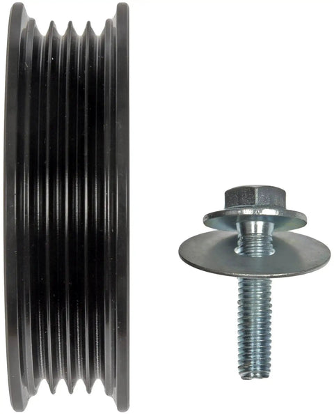 Accessory Drive Belt Idler Pulley for Ford Cars and Trucks Direct Replacement That Stops Squealing or Groaning and Keeps Drive Belt Tension On