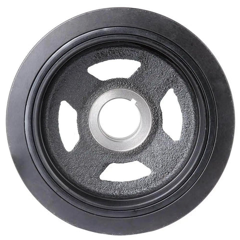 Front view of Harmonic Balancer Crankshaft Pulley for Infiniti I30 and Nissan Maxima 3.0L, 1995-2001, 6.42 inch diameter