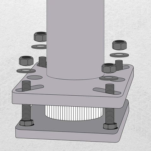 Illustration of Rear Axle Bearing Puller With 40mm Bearing Driver and ABS Tone Ring Tool for Toyota installation.