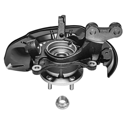 AWD Front Two Piece Steering Knuckles With Wheel Bearing Hubs Assembly For 2008 2009 2010 2011 2012 2013 Toyota Highlander 3.5L V6 Replacement OEM Style