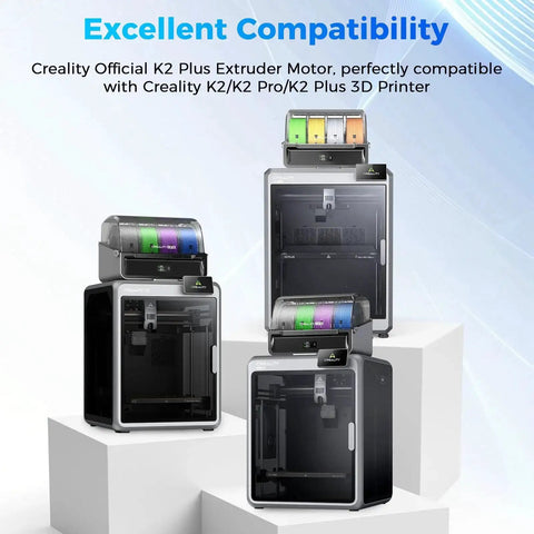 Display of K2 Series E Axis Stepper Motor Replacement For K2 Pro And K2 Plus 3D Printers with compatibility text