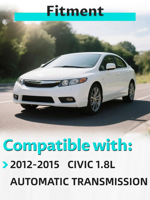 Honda Civic 2012-2015 1.8L automatic transmission compatibility display.