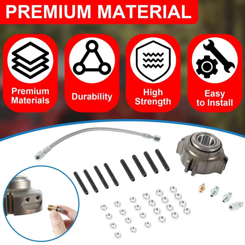 Hydraulic Release Throwout Bearing Kit For Multi Disk Racing Clutch 5 5 Inch To 7 25 Inch Clutches Compatible With Chevy GMC