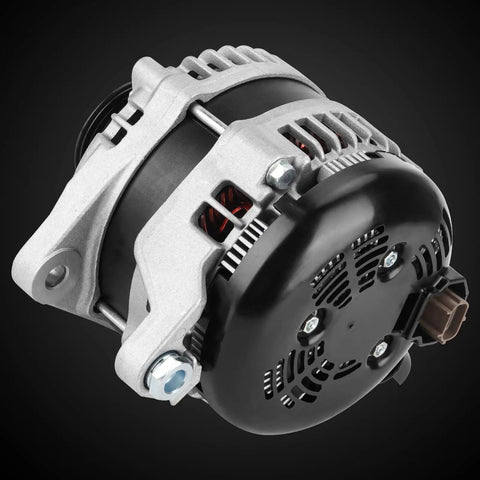 Alternator Replacement Compatible With 2011 2012 2013 2014 F-150 5.0L 12V 3.6kW Plug And Play, CW Rotation, 12 Teeth, Side View
