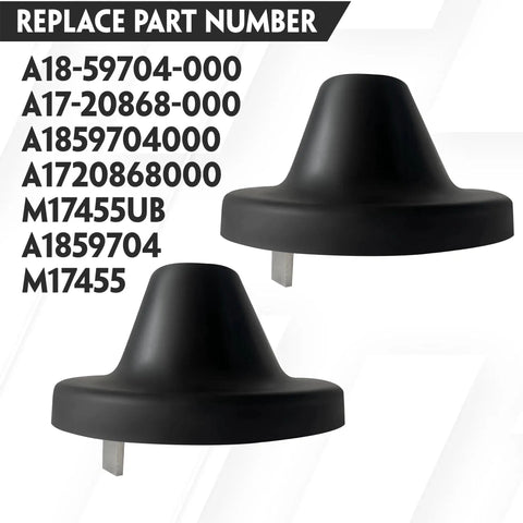 Cascadia Hood Stop Cone Mount Set 2 Pack Right or Left 2008 to 2017 with OEM part numbers shown