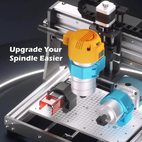 Pro Desktop CNC Router Kit With Offline Controller For Metal Wood Acrylic PCB Genmitsu 3020 PRO MAX V2 3 Axis Engraver view