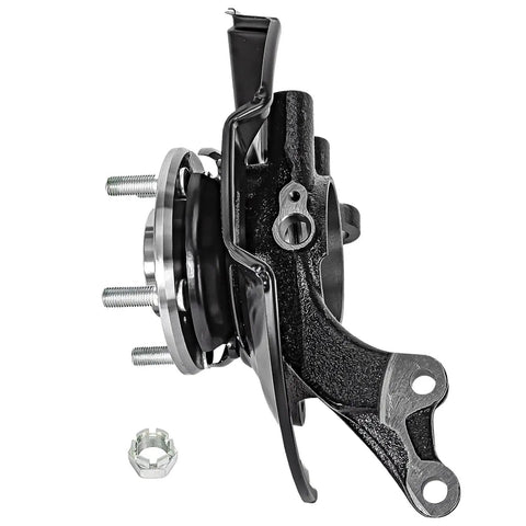Front Left Steering Knuckle With Wheel Bearing Hub Assembly For 2007 2012 Hyundai Elantra Driver Side Replacement ABS Models Only