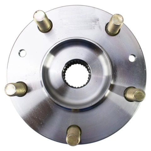 Front view of Rear Wheel Bearing And Hub Assembly Set For 2016 2021 Mazda CX 3 AWD Left And Right Pair Two Piece Replacement Kit