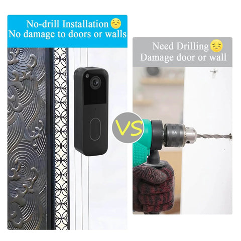 No Drill Doorbell Mount For Video Doorbell 2nd Gen Easy Install Compatible With All New Doorbell Camera Backplate