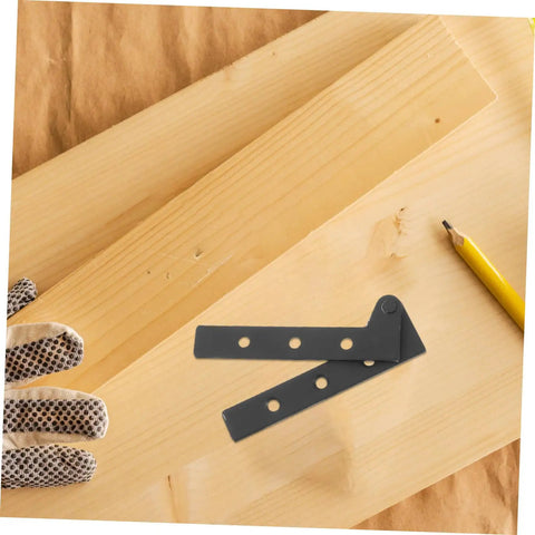 Heavy Duty Rotatable Hidden Door Hinges 2 Pack for Cabinets, Secret Doors and Bookcases Concealed Pivot Hinges on wood.