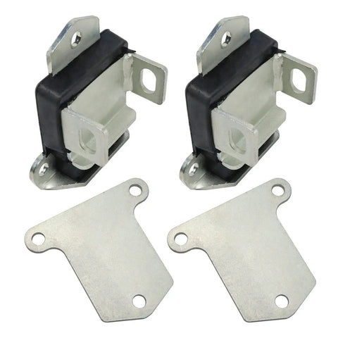 Front view of Pair Of Beefy Engine Motor Mounts 3474 For Chevy Small Block And Big Block V8 Engines, Includes Two Mounts, Durable