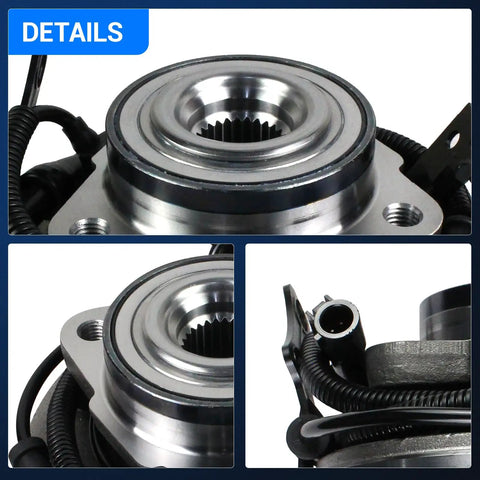 Durable Front Wheel Hub And Bearing Assembly For 2006-2010 Ford Explorer, 2007-2010 Explorer Sport Trac, And 2006-2010 Mercury Mountaineer