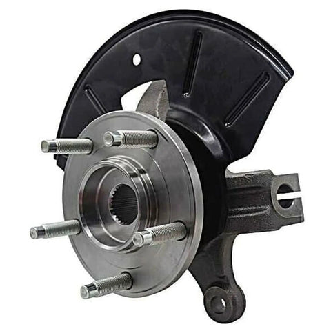 2 Piece Front Wheel Bearing Hub Steering Knuckle Assembly Kit For 2001 2004 Ford Escape And 2001 2004 Mazda Tribute Left And Right Front Direct Replacement With Knuckles Bearings Hubs Axle Nuts Backing Plates
