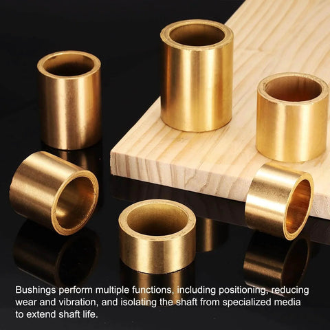 3 Pcs Sintered Bronze Sleeve Bearings 28mm Bore 35mm Outer Diameter 22mm Length Self Lubricating Friction Reducing Bearing
