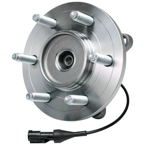 4WD Front Wheel Bearing Hub Assembly For Ford F-150 2004 to 2008, Expedition 2003 to 2006, Navigator 2003 to 2006, Mark LT 2006 to 2008, 6-Lug ABS Compatible Replacement Hub