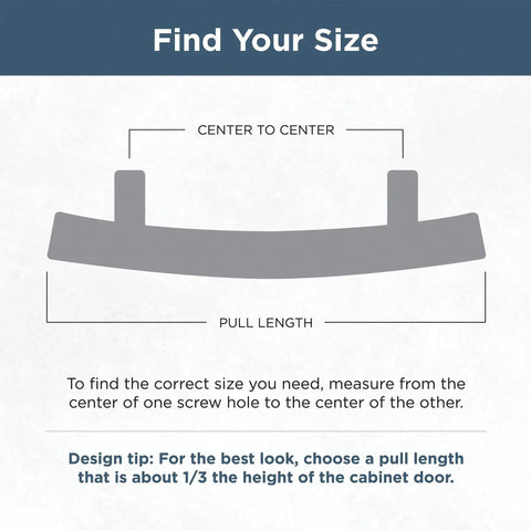 Diagram showing measurements for 10 Pack Satin Nickel Cabinet Handles 3 Inch Hole Center Classic Pulls For Kitchen Cabinets Drawers And Dressers Durable Metal Hardware With Fade And Scratch Resistant Finish For Easy Room Refresh
