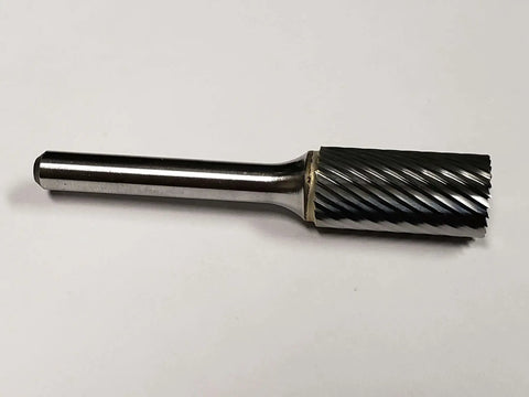 SB-5 Cylinder Carbide Burr End Cut Single Cut For Precise Deburring And Finishing In Metalworking And Die Making, Solid Carbide Tool