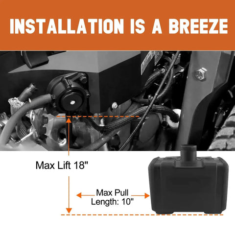Fuel Pump For Lawn Mower Engines 808656 808492 491922 Kohler Honda Kawasaki Compatible installed on engine
