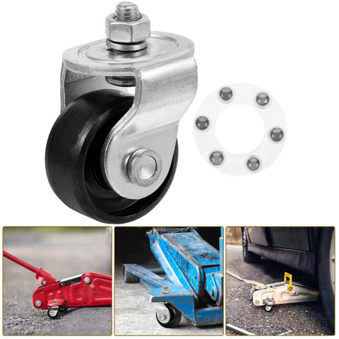 2 Ton Floor Jack Caster For Heavy Duty Garage Use With Hydraulic Front Wheel Replacement Premium Steel Construction Wear Resistant
