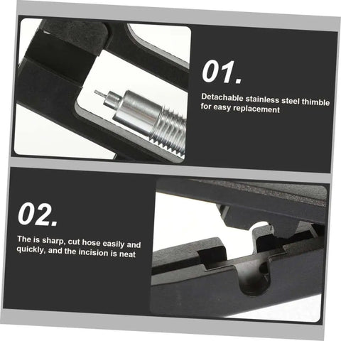 Hydraulic Hose Fitting Insert Tool For Brake System, Compact And Lightweight, Universal Oil Needle Driver With Lock, close-up