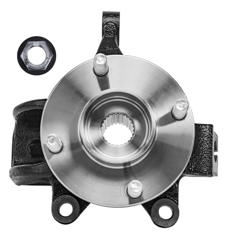 Front Left Steering Knuckle With Wheel Hub Bearing Assembly For Ford Focus 2006 2011 Driver Side Replacement Kit Complete