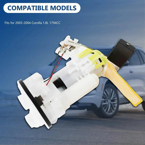 Electric Fuel Pump Assembly For Toyota Corolla 1.8L 2003 2004 Fits OE 77020-02190 Replace P77242M shown against car background