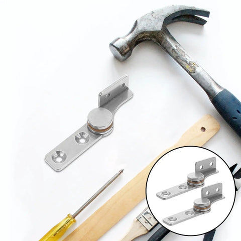 2 Pack 304 Stainless Steel Damping Friction Hinge Set With Positioning Stop for Cabinets and Equipment next to tools