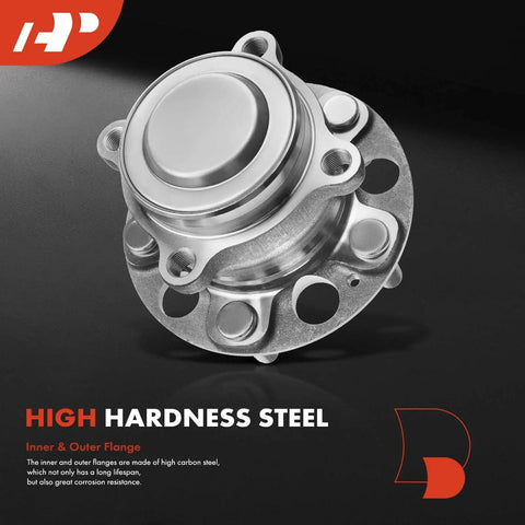 2X Rear Wheel Bearing And Hub Assembly For Honda Accord 2014 2020 FWD 5 Lug Compatible With Hybrid And Gas Models Replacement Set
