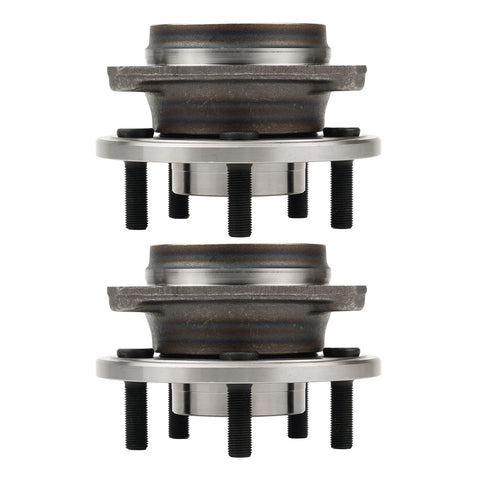 Front Wheel Bearing And Hub Assembly Replacement For Jeep Wrangler 1999 Through 2006 And Cherokee 1999 Through 2001 Two Piece 5 Lug Wheel Hub Set