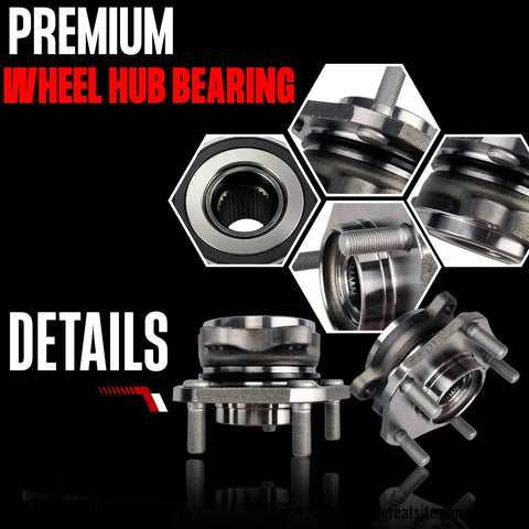 Front Wheel Hub And Bearing Assembly Fits Rogue 2014 2023 Qashqai 2017 2018 Rogue Sport 2017 2022, close-up details