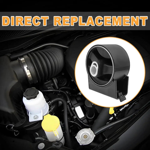Front Engine Motor Mount For VW Routan 2011 2014 And Chrysler Town And Country 2011 2016 Grand Caravan 2011 2019 Ram Cargo Van 2012 2015 Replace OE 5273883AD A5665 EM-4050 For Smoother Ride With Strong Shock Absorption in engine bay close-up